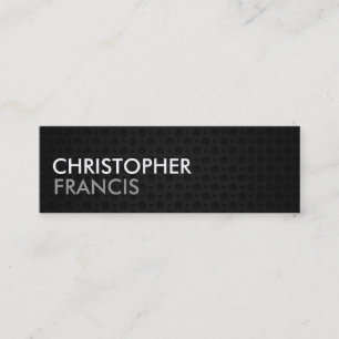 Ton-Minikarten des Wolframmetall zwei Mini Visitenkarte