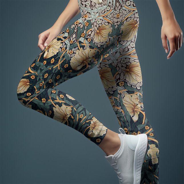 Ton-Pimpernell Gelb und Aquamarines blaues Morris Leggings (Von Creator hochgeladen)