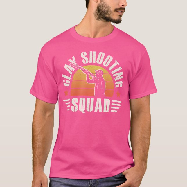 Ton-Schießtrupp Pull-Trap-Tontaubenschrotflinte To T-Shirt (Vorderseite)