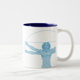 Ton-Tasse 2017 ICS Florenz zwei Zweifarbige Tasse