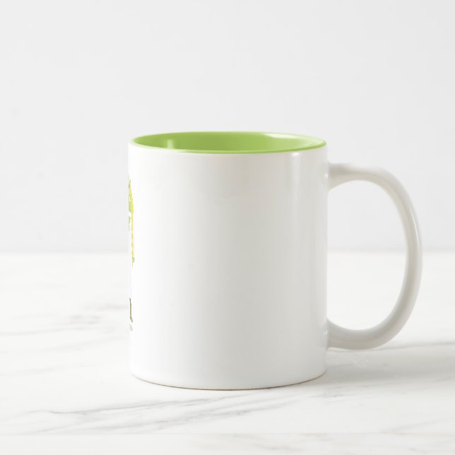 Ton-Tasse des Android-zwei Zweifarbige Tasse (Rechts)