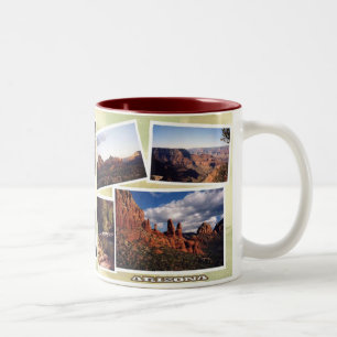 Ton-Tasse des Arizona-Bild-Album-zwei Zweifarbige Tasse