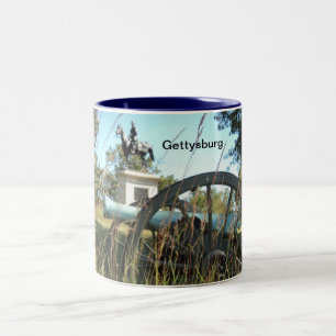 Ton-Tasse Gettysburg-Schlachtfeld-zwei Zweifarbige Tasse