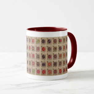Ton-Tasse Pysanka Ukrainer-Osterei-zwei Tasse