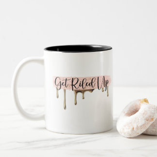 Ton zwei erhalten herauf Tasse riled