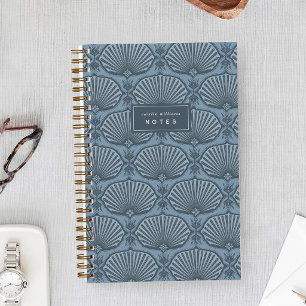 Tonal Blue   Personalisierte Deco Fans Notizbuch