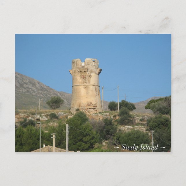 Tonara Sicily Island Postkarte (Vorderseite)