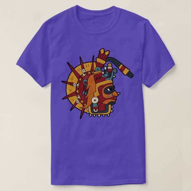 Tonatiuh Aztec God Sun God Mayan Inca Toltec Gift2 T-Shirt (Design vorne)