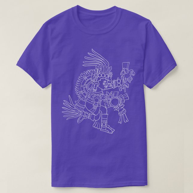 Tonatiuh Aztec Sonnengott 3 T-Shirt (Design vorne)