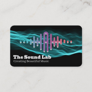 Tondarstellung Grafik Musiknoten-Logo Visitenkarte