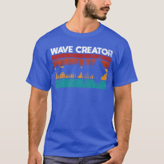 Tondesigner Wellenersteller lustiger Audio-Ingenie T-Shirt
