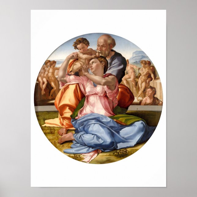 Tondo Doni - Michelangelo Buonarotti Poster (Vorne)