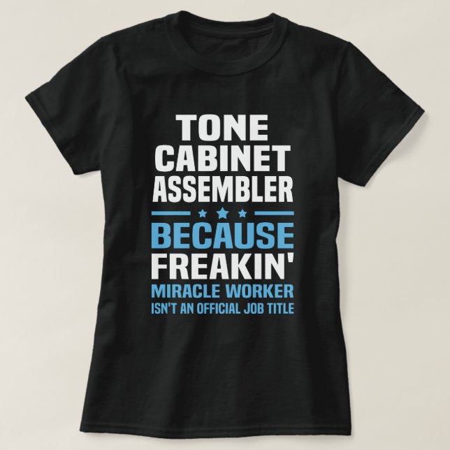 Tone Cabinet Assembler T-Shirt (Design vorne)