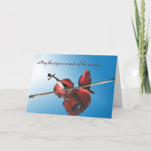 Töne der Jahreszeit Feiertagskarte