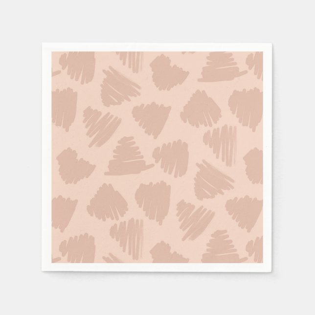 Tone-on-Tone-Herbstblender Holzstruktur Serviette (Vorderseite)