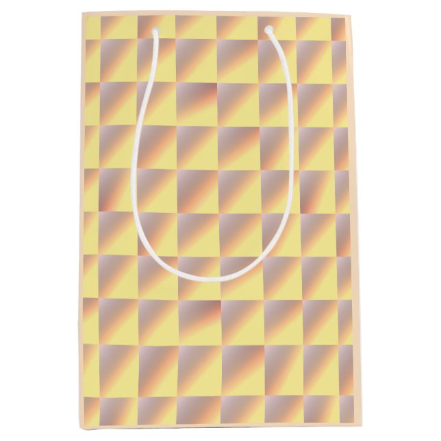 Tone-on-tone Squares. Mittlere Geschenktüte (Vorderseite)