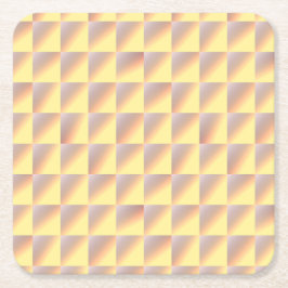 Tone-on-tone Squares. Rechteckiger Pappuntersetzer