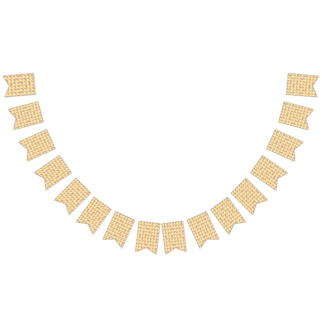 Tone-on-tone Squares. Wimpelkette (Alle)