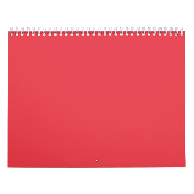 Tone Tomato Red Desk Calendar - Anpassbar Kalender (Titelbild)