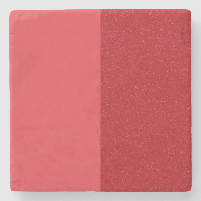Tone Tomato Red Marble Untersetzer - Anpassbar (Vorderseite)