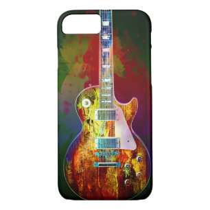 Töne von Musik. Bunte Gitarre Case-Mate iPhone Hülle