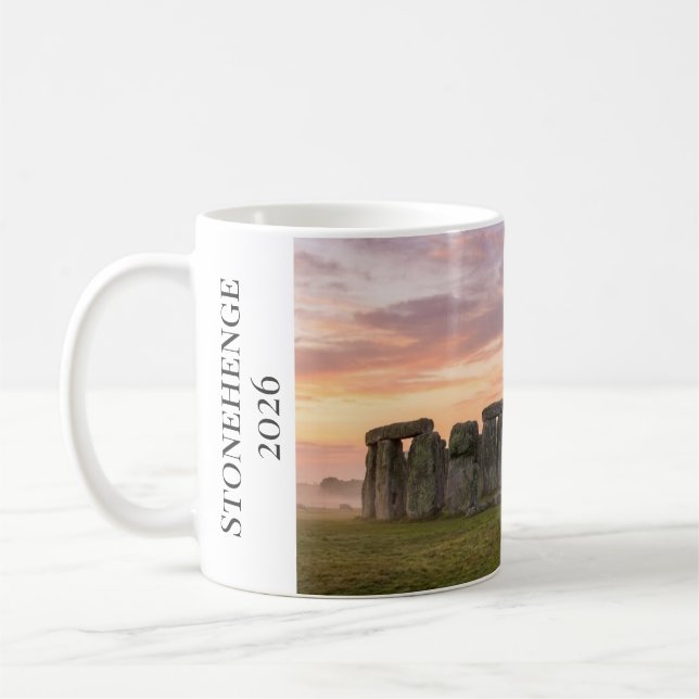 tonehenge England Ancient Stone Circle Kaffeetasse (Links)
