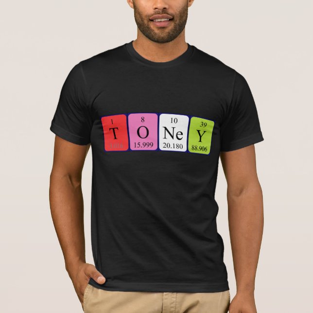 Toney Periodenname Shirt (Vorderseite)