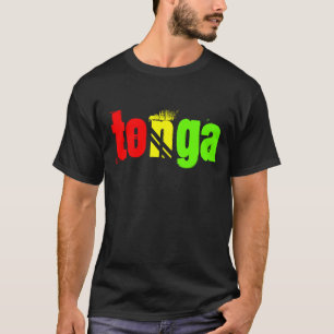 Tonga benannter Tee in Reggafarben