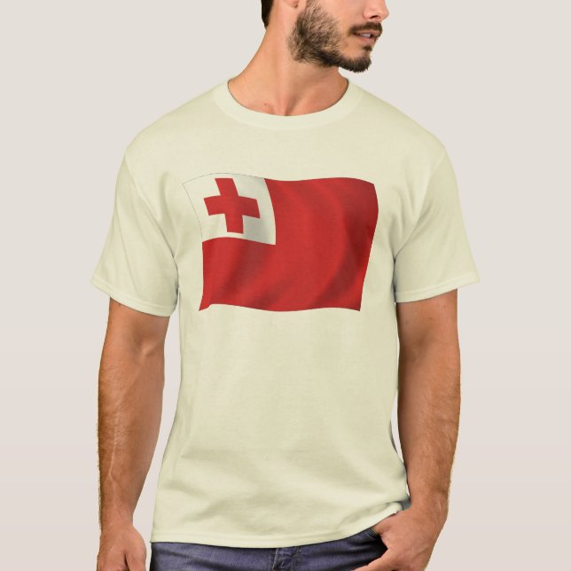 Tonga Flag Shirt (Vorderseite)