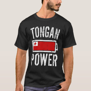 Tonga Flag T - Shirt Tongan Power Akku Proud T-Shi
