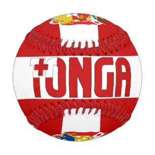 Tonga Flag und Coat of Arms Patriotic Baseball