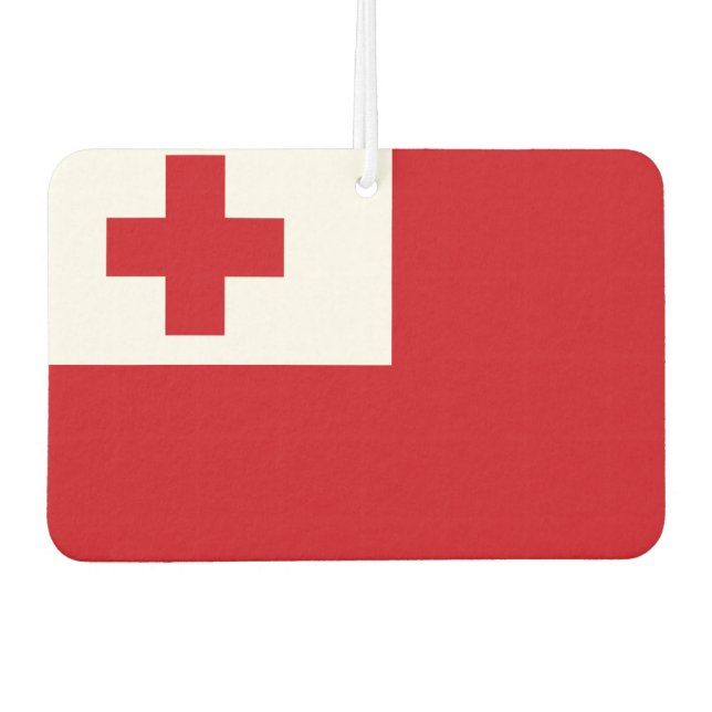 Tonga-Flagge Autolufterfrischer (Vorderseite)