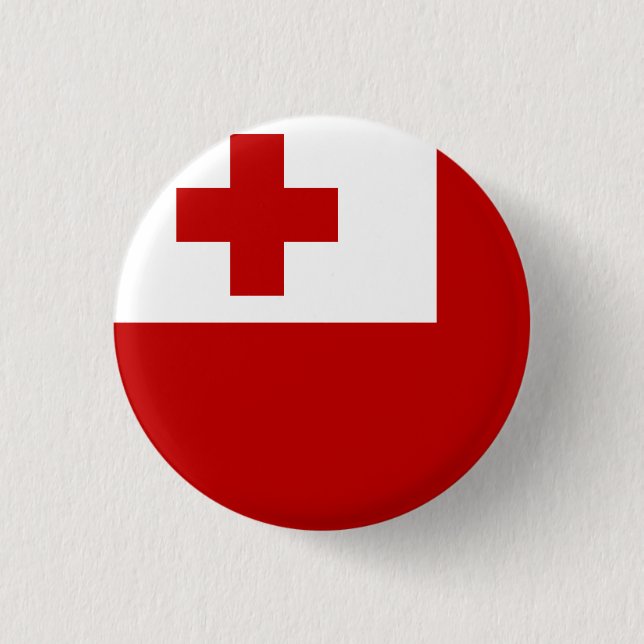 Tonga-Flagge Button (Vorderseite)