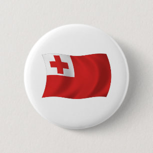 Tonga-Flagge-Button Button