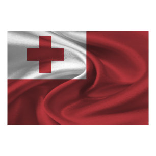 Tonga-Flagge Fotodruck
