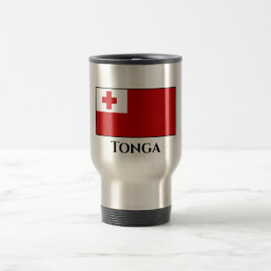 Tonga-Flagge Reisebecher