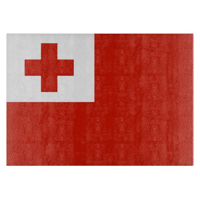 Tonga-Flagge Schneidebrett (Vorderseite)
