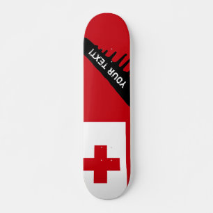 Tonga-Flagge Skateboard