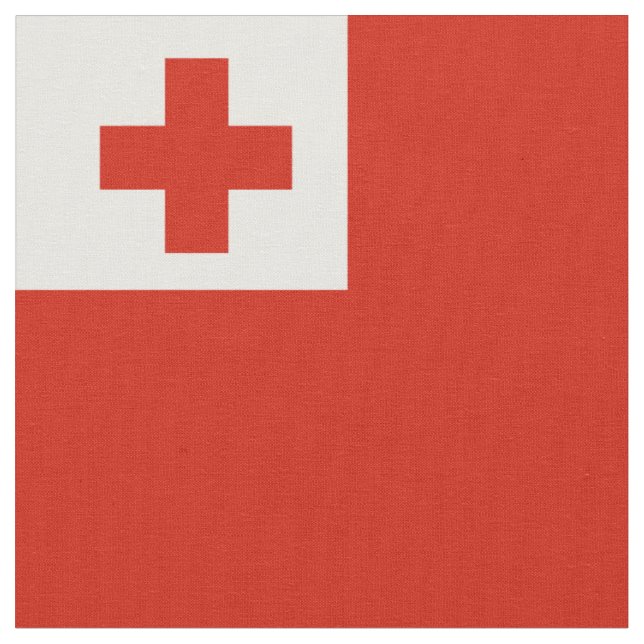 Tonga-Flagge Stoff (Nahaufnahme)