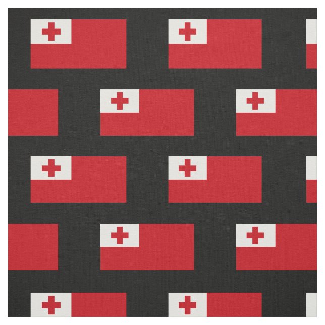 Tonga-Flagge Stoff (Muster)