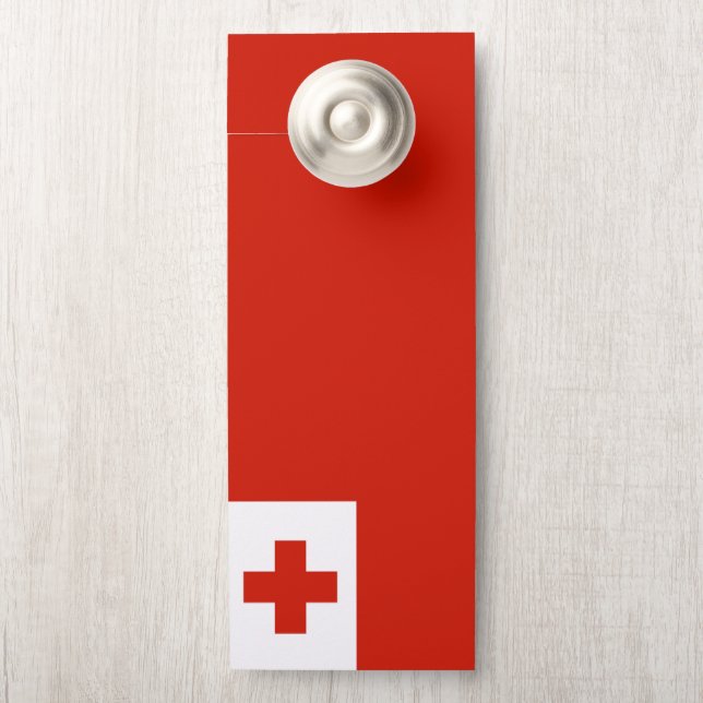 Tonga-Flagge Türanhänger (Auf Knauf)