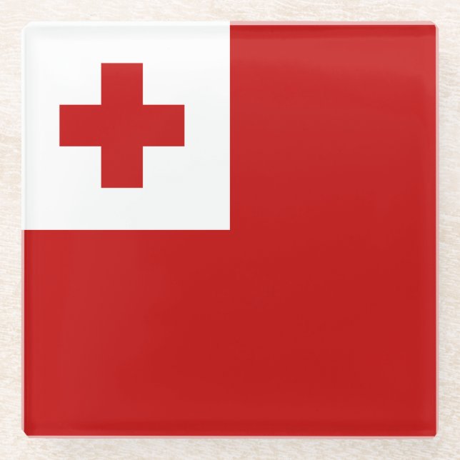 Tonga Glasuntersetzer (Vorderseite)