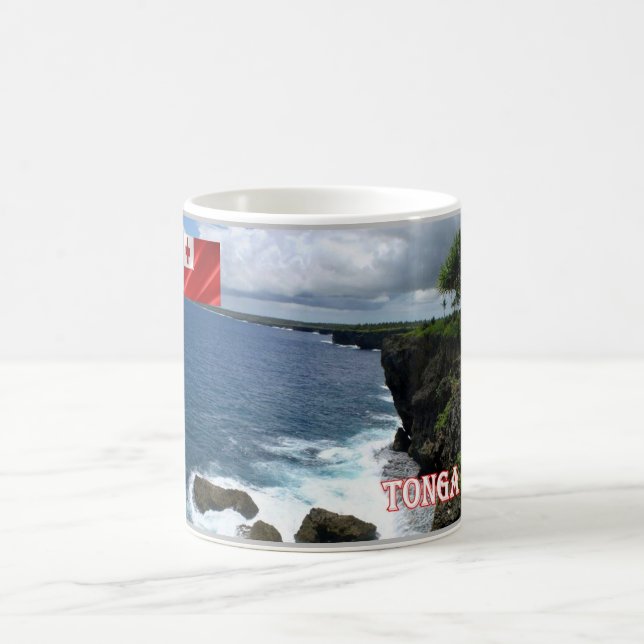 Tonga - Küstenlinie - Kaffeetasse (Mittel)