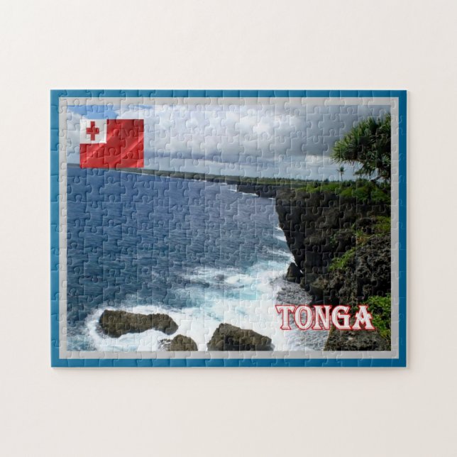 Tonga - Küstenlinie - Puzzle (Horizontal)