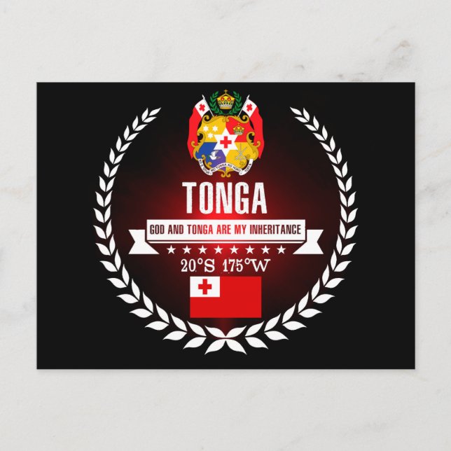 Tonga Postkarte (Vorderseite)