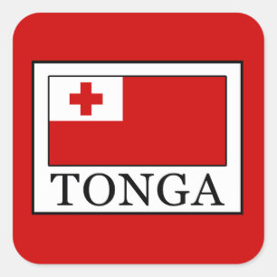 Tonga Quadratischer Aufkleber