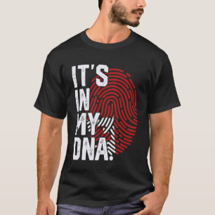 Tonga Roots Flag Fingerabdruck Grafik Patriotisch T-Shirt