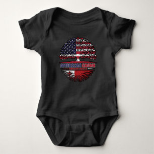Tonga Tongan US USA USA United Staaten Tree Baby Strampler