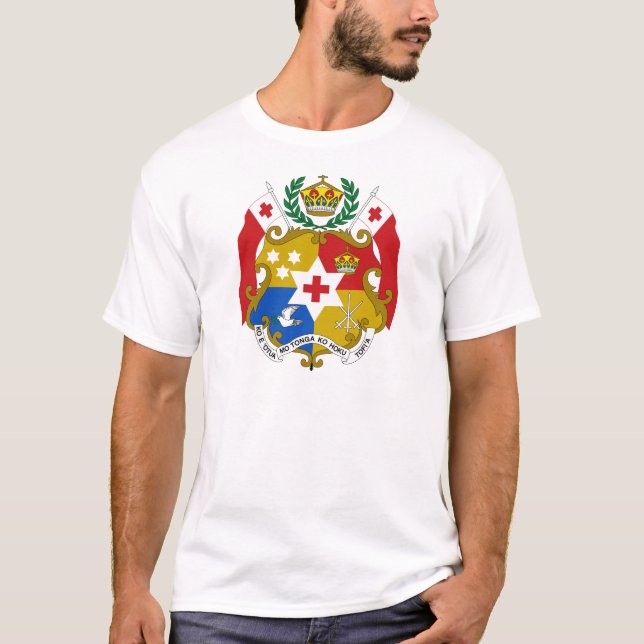Tonga-Wappen T-Shirt (Vorderseite)