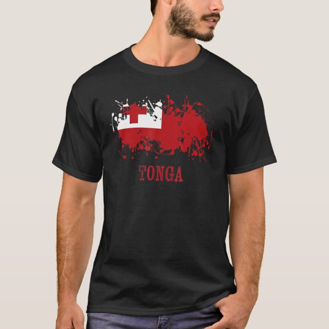 Tongan enthusiasts for Tonga and Tonga T-Shirt (Vorderseite)